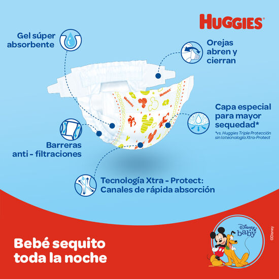 PAÑAL HUGGIES PROTECT PLUS XG x52